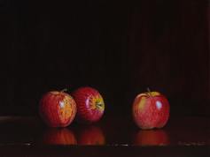 Apples oil painting by Julie Cane Australian Artist