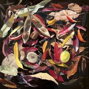 Autumn Fruits by Julie Cane, Australian Artist, oil painting